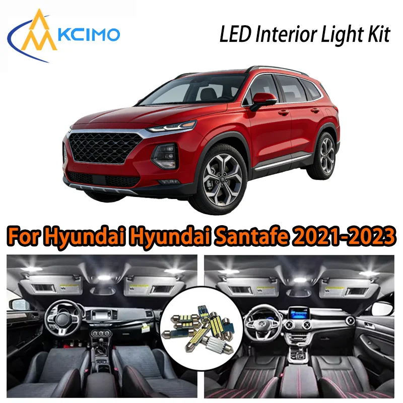 

KCIMO For Hyundai Hyundai Santafe Santa fe 2021-2023 Premium LED Interior Kit - 2 Colors , Quick Installation, Long-Lasting