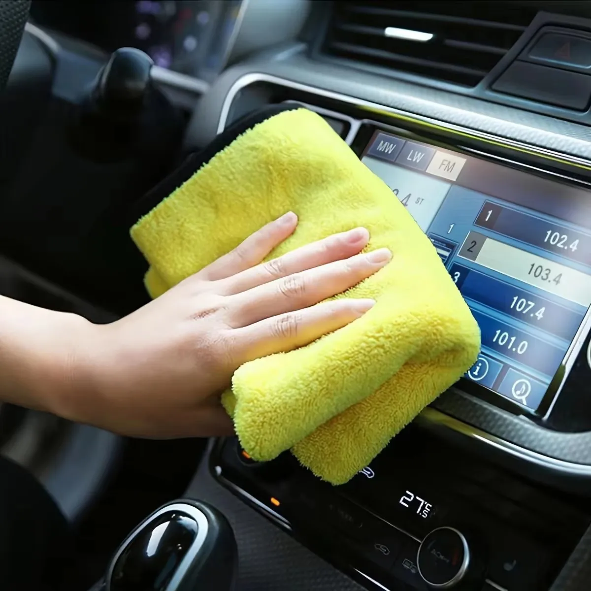 ผ้าไมโครไฟเบอร์สำหรับล้างรถ ขนาด 30x40/60 ซม. ผ้าเช็ดทำความสะอาดรถยนต์ ผ้าซับน้ำ ผ้าดูแลรักษารถยนต์ ผ้าเช็ดรถสำหรับงานดีเทลลิ่ง