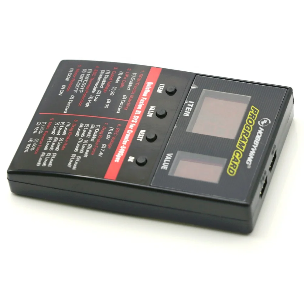 Uangel HobbyWing QuicRun Fusion 540 1200KV 1800KV 브러시리스 감각 모터 RC 1/10 등산용 자동차용 40A ESC 2 in 1 내장