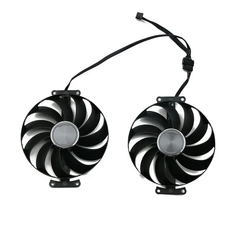 Imagen 2 del producto Original nuevo T 129215 BU 6PIN RTX4070 SUPER para ASUS GeForce RTX 4070 12GB DUAL OC ventilador de refrigeración de tarjeta gráfica