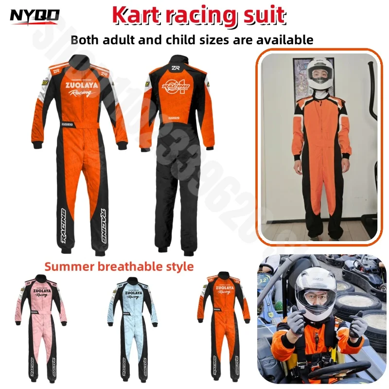 

Outdoor Summer Off-road Bike Kart Racing Suit Beach Bike Adult Children Motorcycle Riding Suit F1 Training Suit Jumpsuit