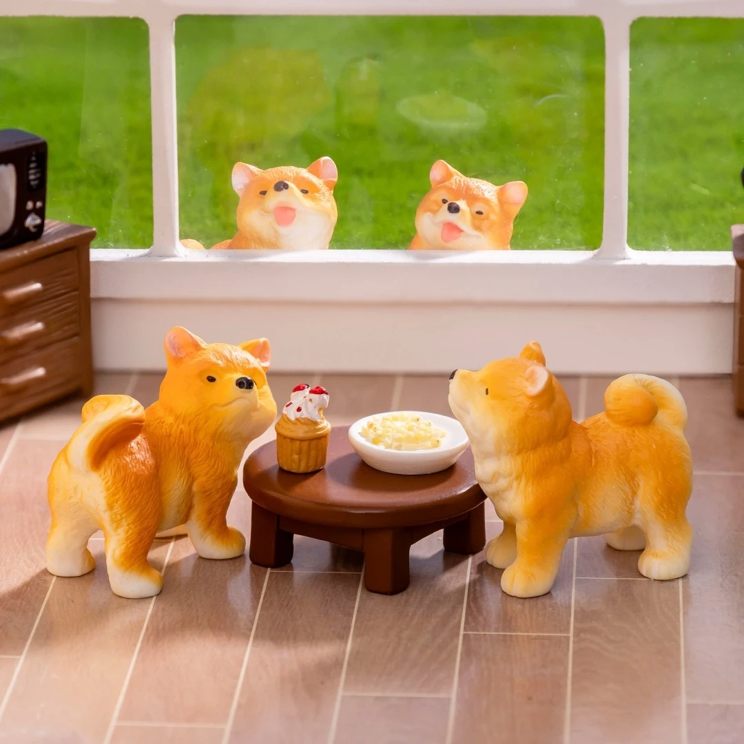 Figurine Shiba Inu Kecil yang  - Desk Setup Nature ulasan dan harga