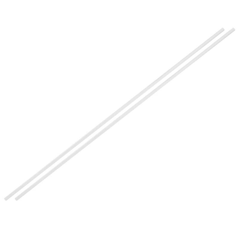 ABHU 3Mmx250mm Round Shape Solid Acrylic Rod Pmma Extruded Bar Clear 2Pcs