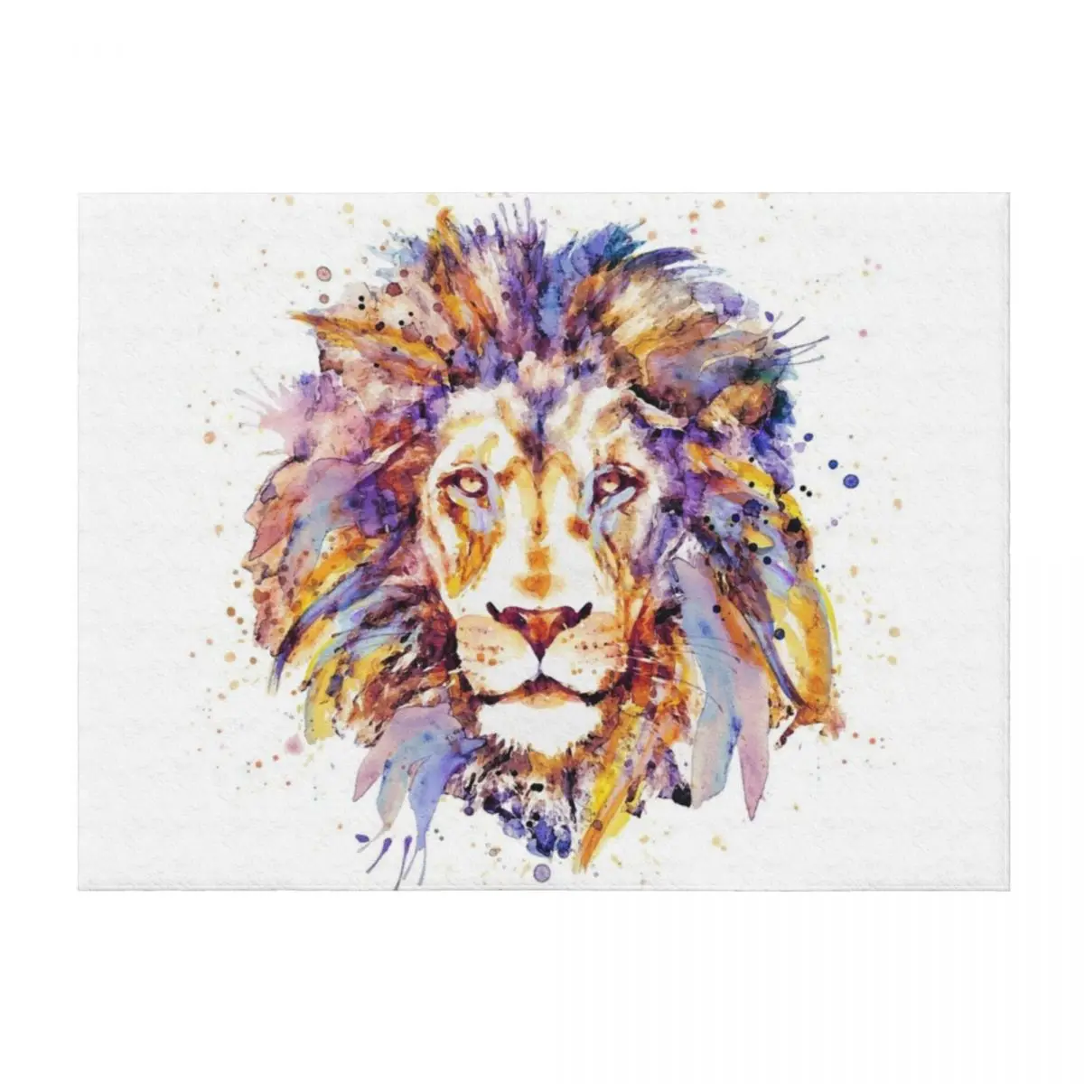 

Lion Head Throw Blanket Kid'S Tourist Thin cosplay anime Blankets