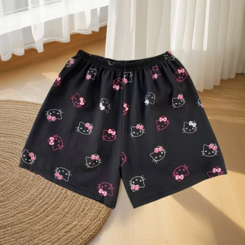 

MOTO-Sanrio Hello Kitty аниме летние пляжные шорты свободные тонкие повседневные шорты детский новый стиль