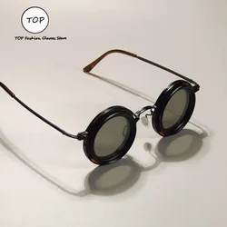 Hand-made Tortoiseshell 9-stop Adjustable ND Dimming Men's Sunglasses Techno-sense Cyberpunk Retro Women's Sunglasses