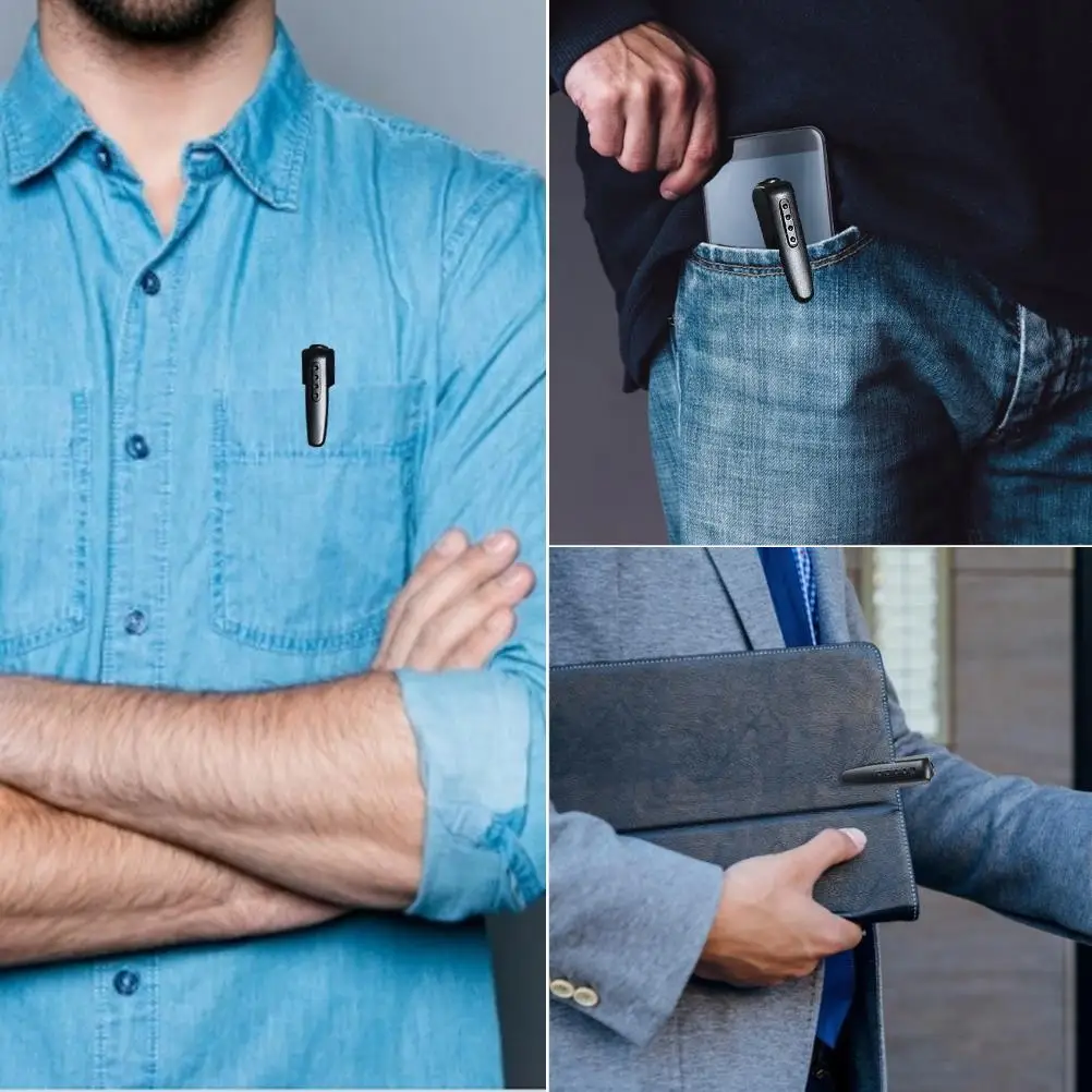 قلم كاميرا HD 1080P مشبك على كاميرا مسجل فيديو كاميرا محمولة يمكن ارتداؤها على الجسم كاميرا مسجل فيديو يمكن ارتداؤها