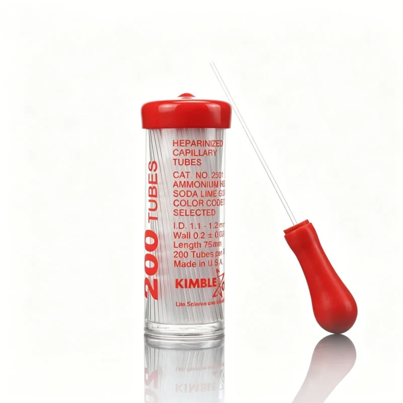 

Пробирки для забора крови Kimble с капиллярами и антикоагулянтами для медицинского использования