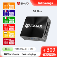 BMAX B8 Plus Mini PC Intel Core i5-12600H Turbo Frequency 4.5GHz 24GB DDR5 RAM 512GB NVMe SSD WiFi 5 Bluetooth 5.0