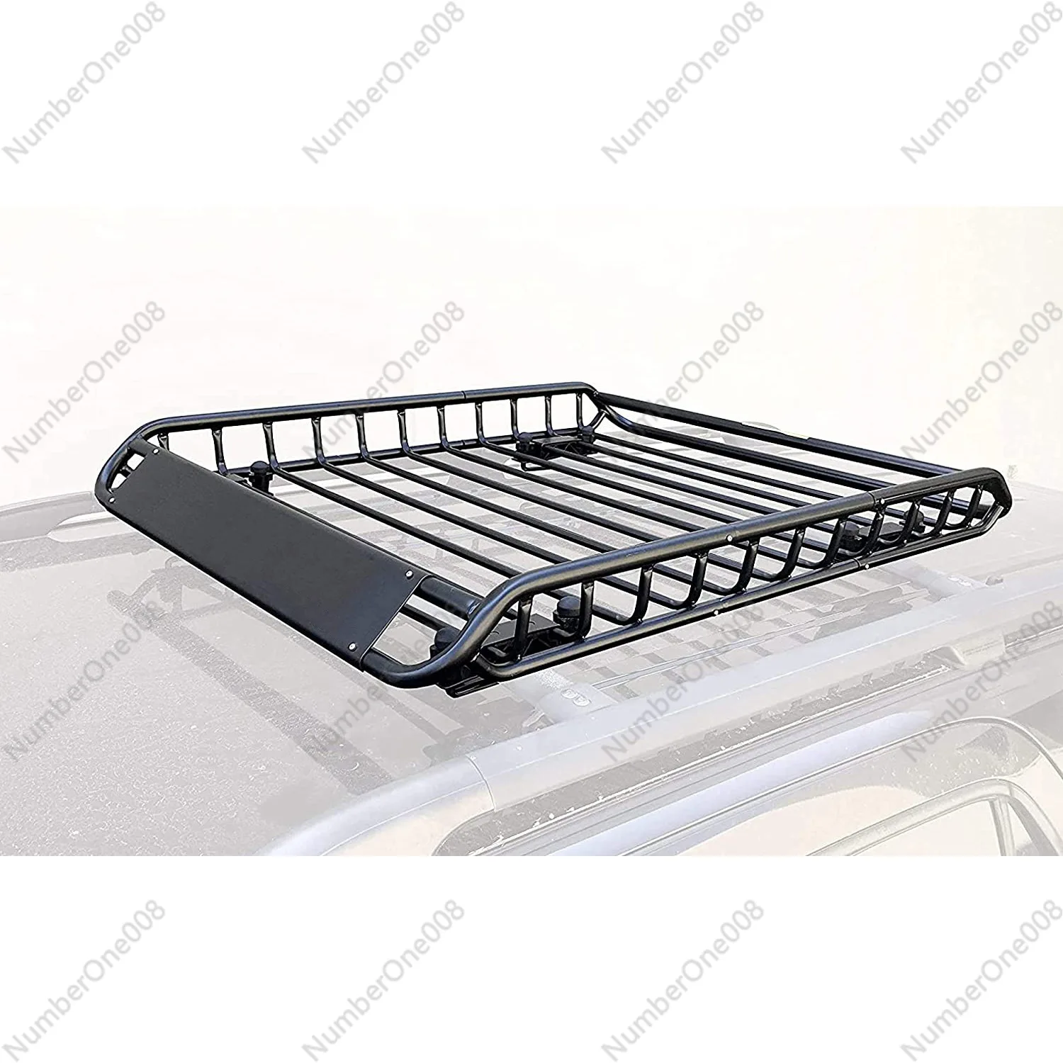 Roof Parcel or Luggage Rack Roof Installation Loading Device Mesh Storage Box Luggage Basket Roof Frame Basket Iron Round Tube