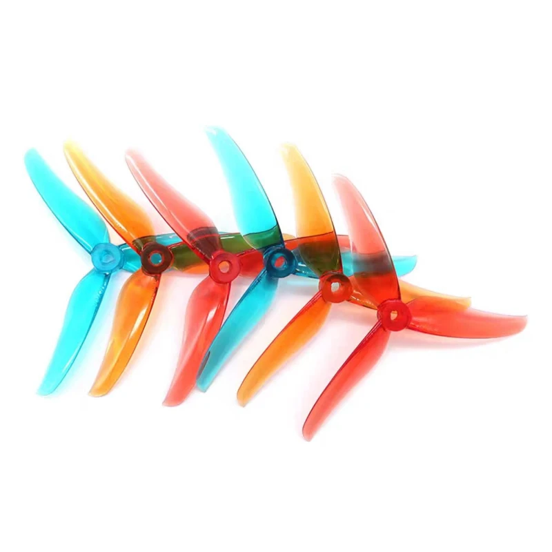 كسر الرياح T5146 مجداف أمامي وخلفي 5 بوصة آلة معبر 3 أوراق المروحة 5.1 بوصة زهرة مقاومة للقلي المتوازن