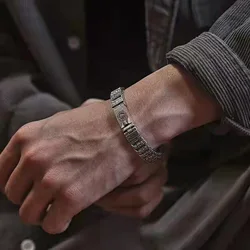 Lulutong Sutra Bracciale a tubo girevole per uomo e donna, sei parole vere, personalità, tendenza nazionale, braccialetto vecchio stile