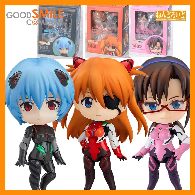 

GSC Good Smile Nendoroid Original Eva Ayanami Rei Asuka Langley Soryu Mari Action Figure Toys for Boys Girls Gift Model