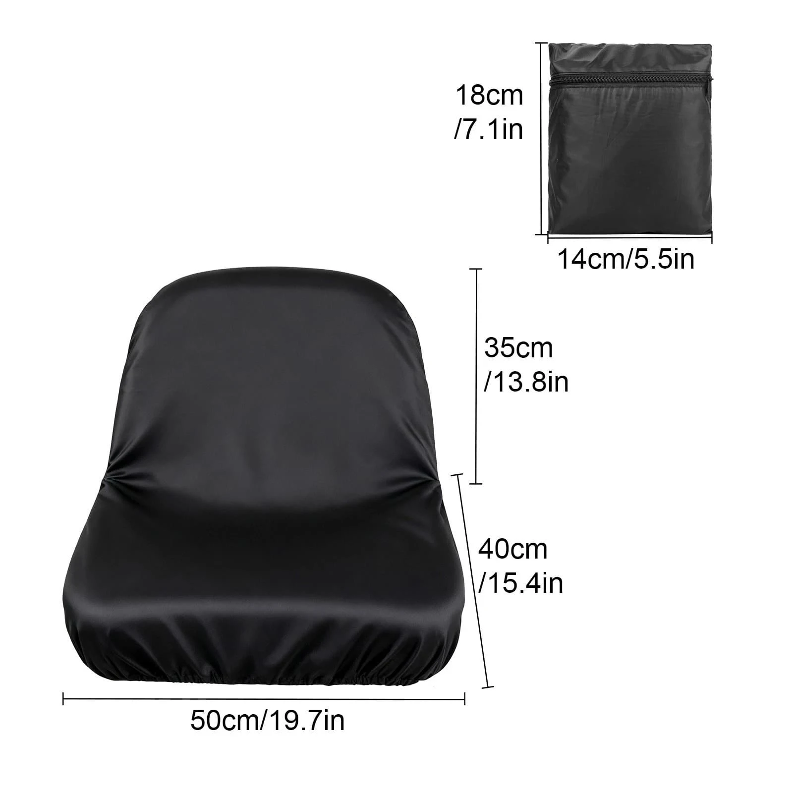 1Pc Tractor Seat Cover Waterproof Riding Lawn Mower Seat Cover Protector Universal Oxford Cloth Cover Replace For Outdoor Garden