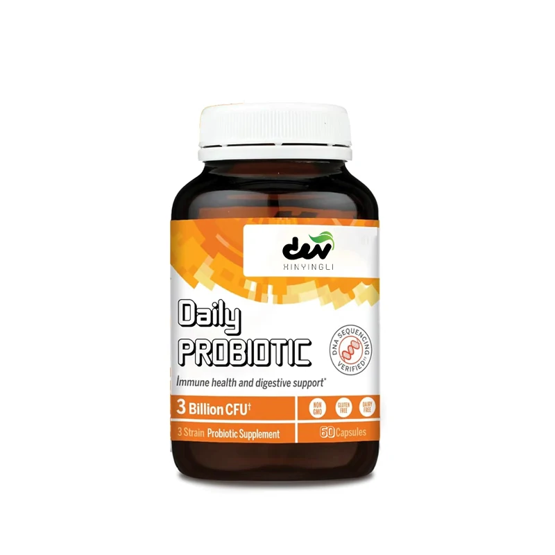 Daily probiotics, immune and digestive support *, promote intestinal health, 60 capsules