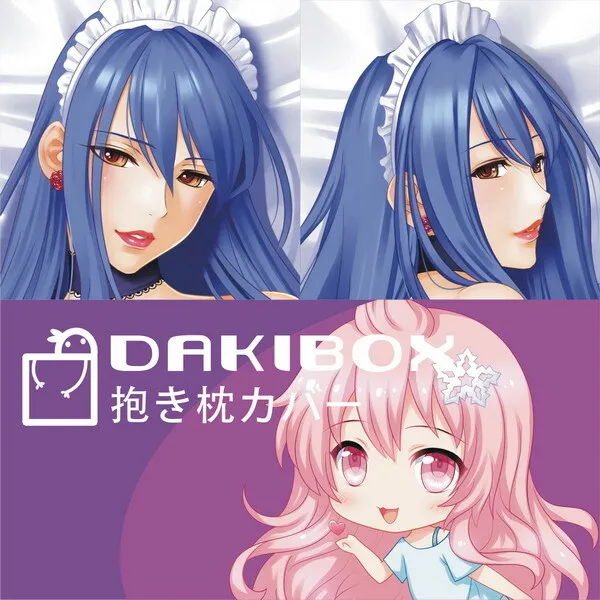 

メイドさんとボイン Dakimakura Hing Body Case Otaku Pillow Cushion Bed Linings Xmas