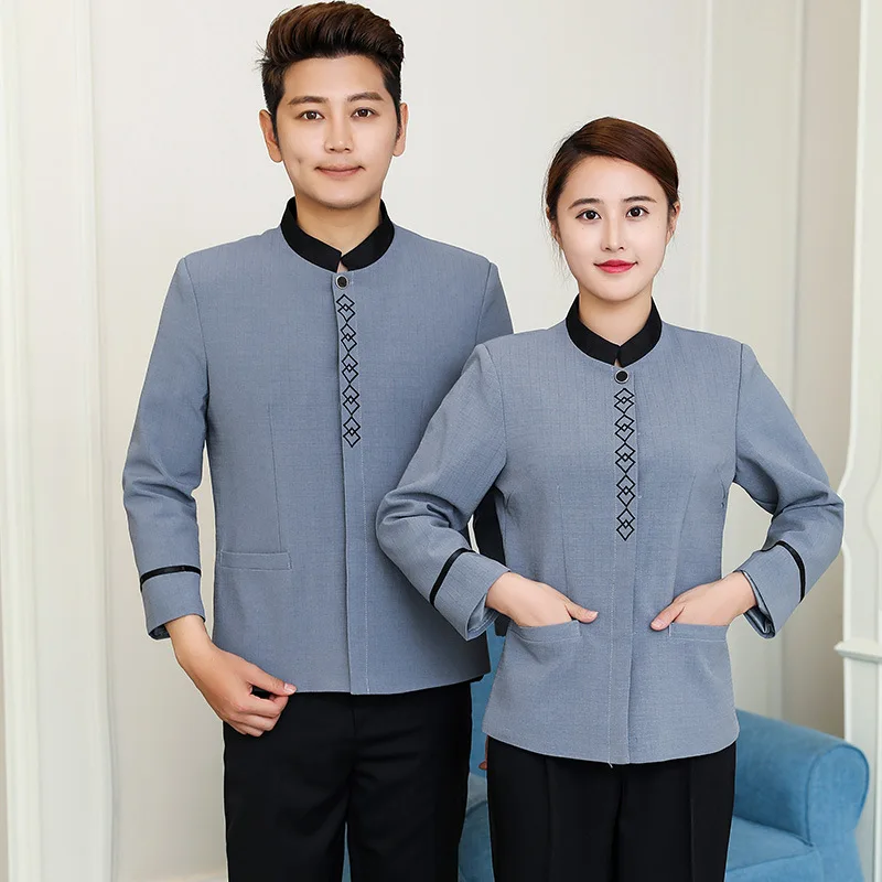 

Long Linen Sleeves Long Sleeve Tooling Hotel Room Attendant Hotel Floor Cleaner Property Cleaning Aunt Female