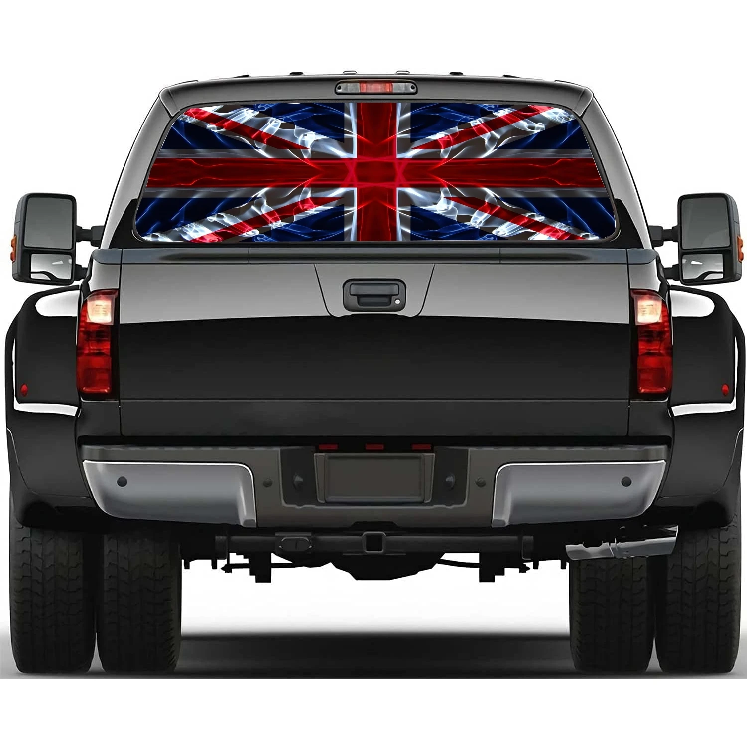 

British flag Car Window Decal Sticker Graphic Decorative Truck Sticker Perforated Vinyl Universal Wrap Car Sticker
