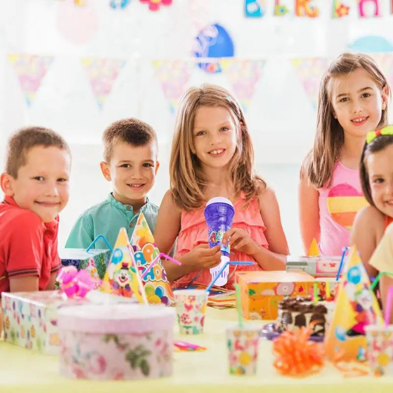 أطفال ميكروفون الموسيقى الغناء لعب طفل صوت تضخيم لعبة الميكروفون الرجعية للغناء والاتصالات