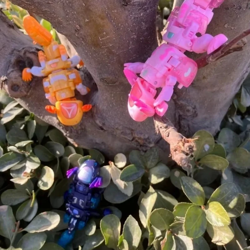 

52TOYS Beastbox BB-63 Набор трансформируемых фигурок меха — Heat Misier Blowback Wandering Star с кубиком для хранения 4 см