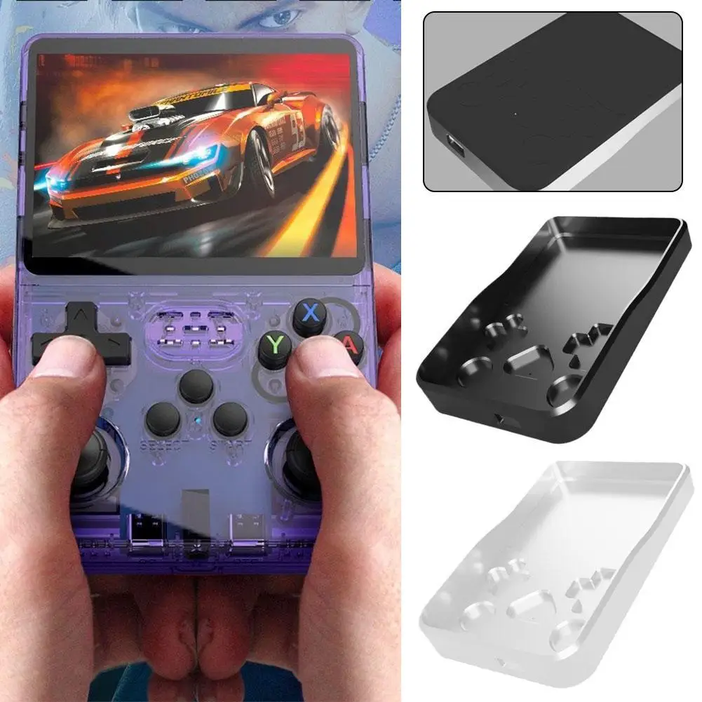 Protective Cover Suitable For R36s Game Console 3D Printing Protective Dust Cover Handheld Game Console Accessories