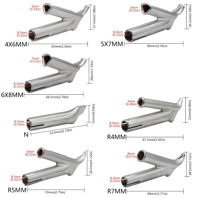 Welding Tip Nozzle Triangular/Round Hot Air Torch Attachment Welding Triangular Y Guns Hot Air Guns Head Heat Drop shipping