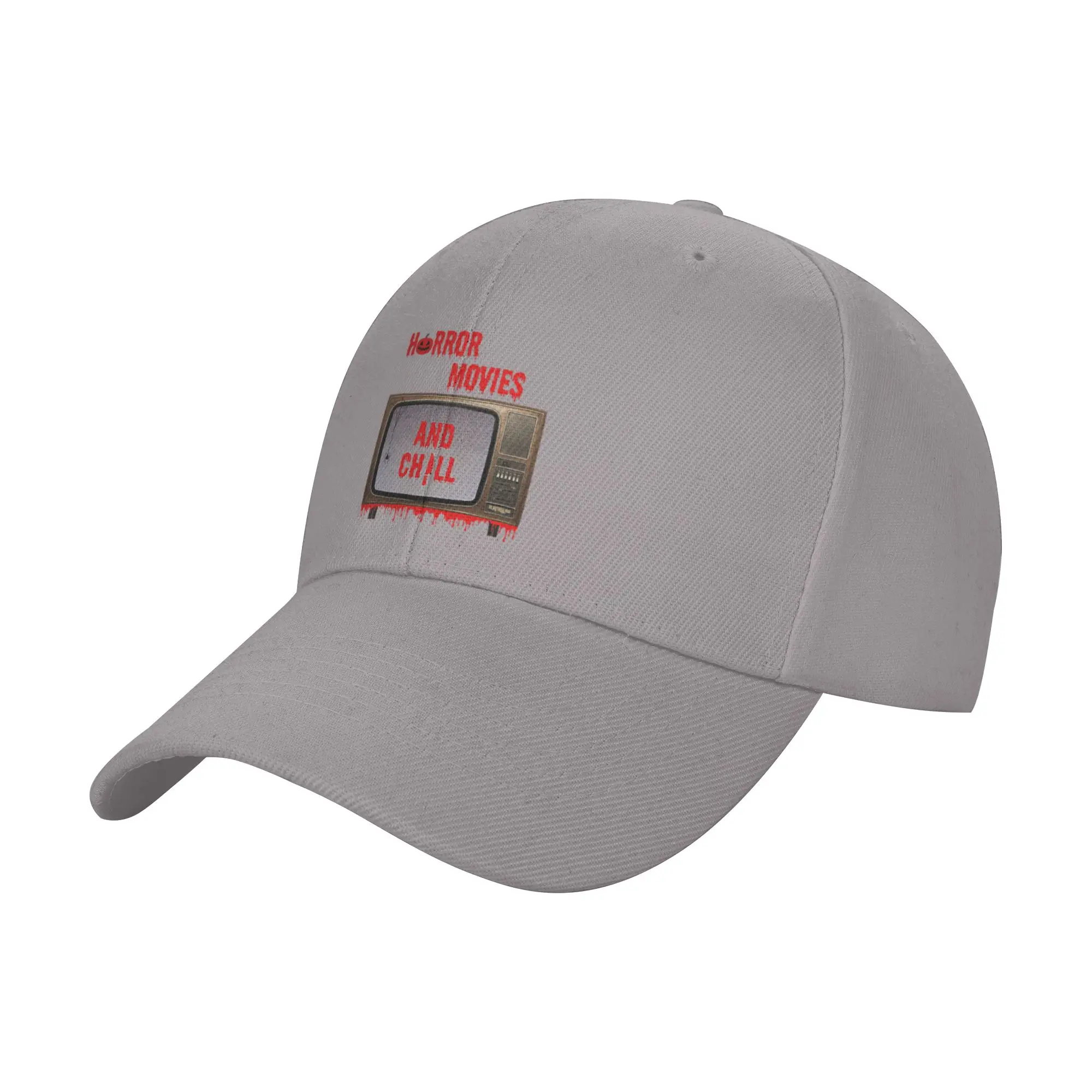 Horror Movies and Chill Trendy Baseball Cap Streetwear Stylish Sun Hat