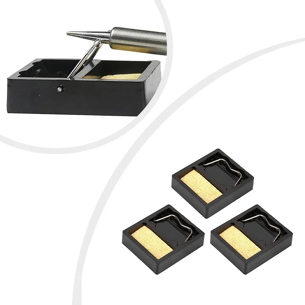 Crafting Activities Compact Soldering Tool Mini Soldering Stand Black Heat Protection Features Lightweight Design