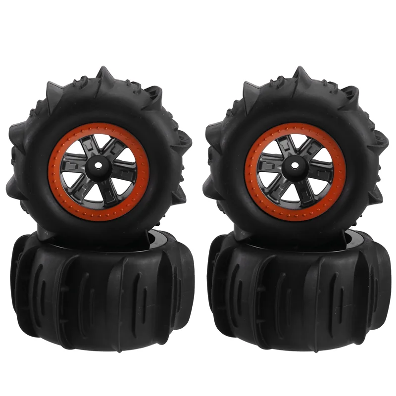 

AS96-4PCS Upgrade Sand Snow Tire Wheels For 1/10 Traxxas 104009 104001 XLH 9125 RC Truck Car Accessories Parts