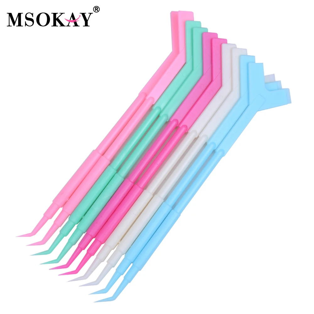 Reusable Eyelash Perming Rods Silicone Perm Pad Y Lash Brush Curler Applicator Eye Lashes Lifting Tools Makeup Heart Case Kit