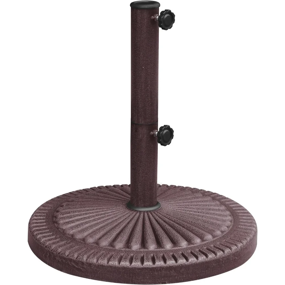 

66-lb Weather Resistant Umbrella Base in Bronze Resin Finish