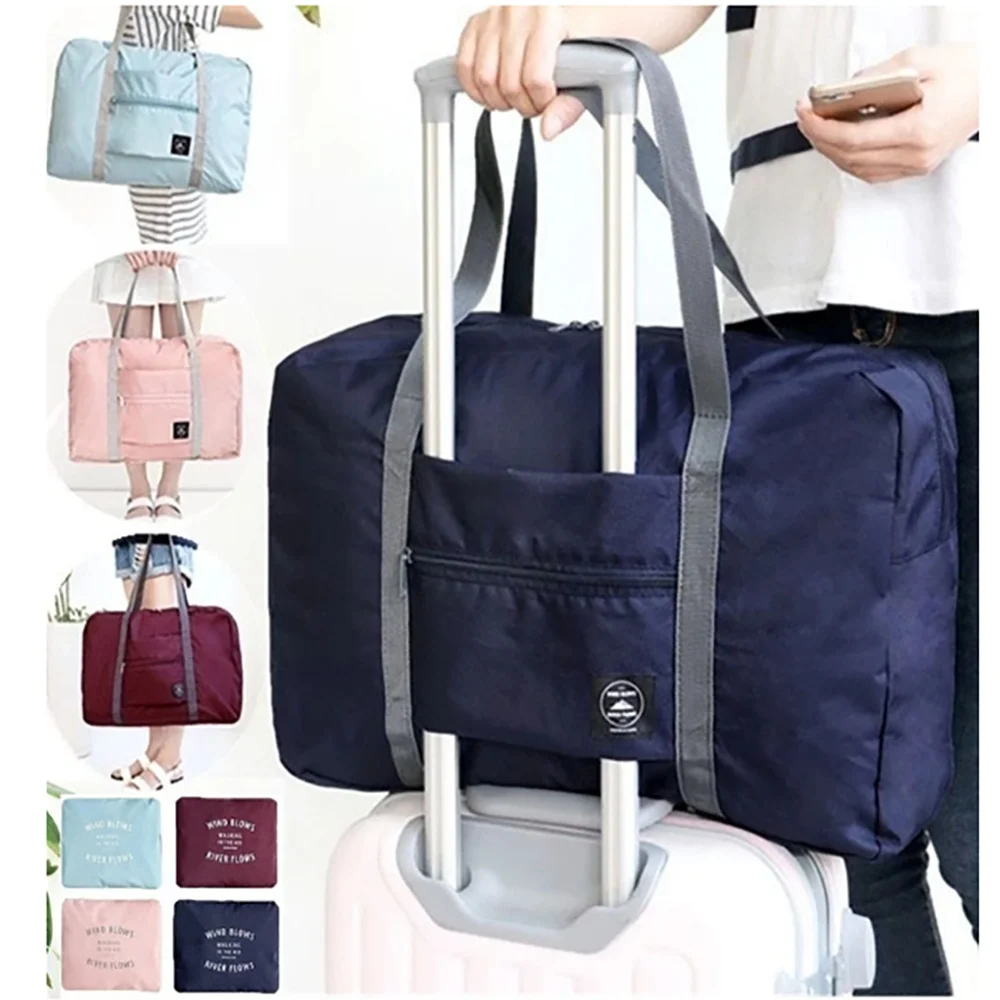 Saco de viagem bagagem esporte ao ar livre compõem telefone diversos bolsas produtos de higiene pessoal duffle saco de armazenamento de roupas portátil saco dobrável