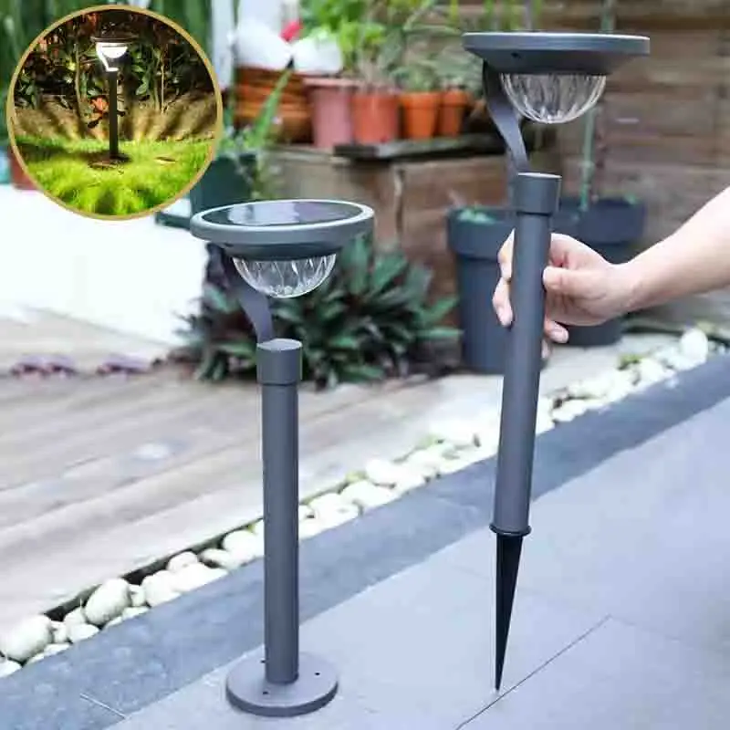 1pc Solar Energy Saving Lamp Outdoors Super Bright Solar Lawn Lamp Waterproof Household Garden Villa Courtyard LED Solar Lamp