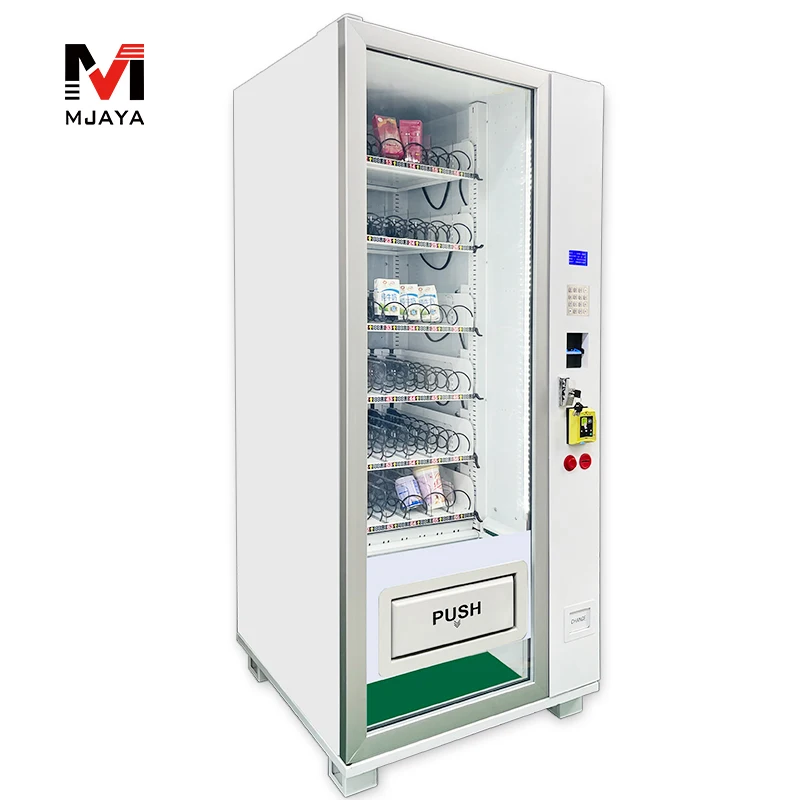 China Vending Machine Manufacturer Convenient Store Vending Machines For Food And Drinks Snacks with coin changer