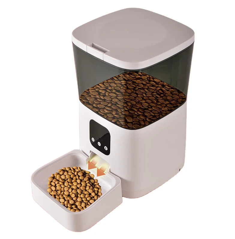 Dog Cat Smart Pet Feeder Wifi Mobile Phone App Remote Control Microchip Automatic Pet Feeder With 7L