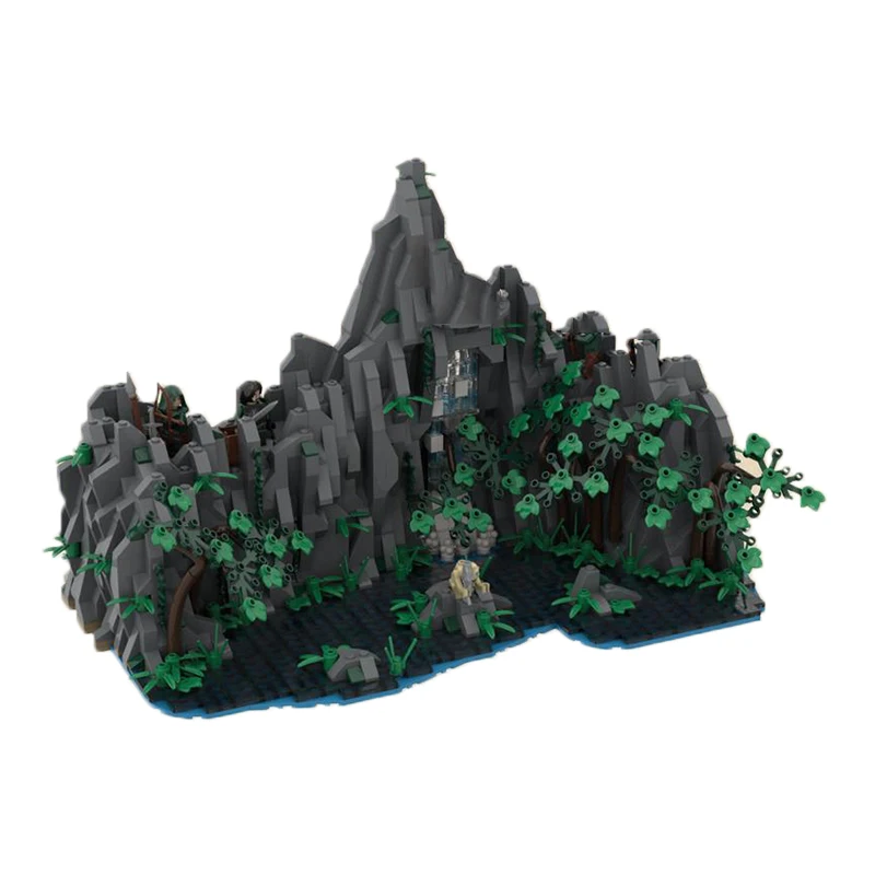 Ring Movie Series Scene UCS The Forbidden Pool Model MOC Building Blocks Creative Collection Toys DIY Assembly Bricks Xmas Gifts