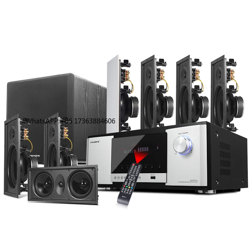 

2026 hot selling7.1DTS in-wall Home Theater System HD Digital Amplifier Surround Sound Invisible home theatre system