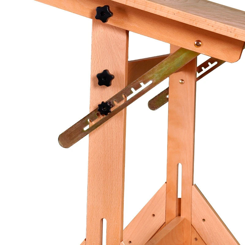 Solid Wood Drafting Table, Designer Drawing Table