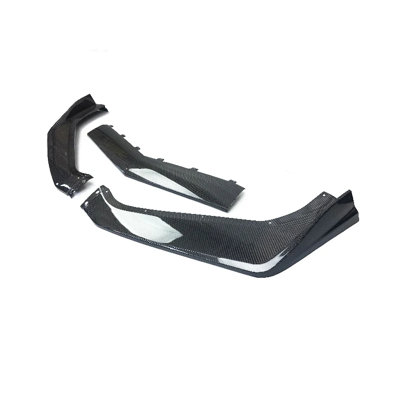 Hot Selling New Carbon Fiber Front Bottom Add-on Lip (3pcs) 2014-2019