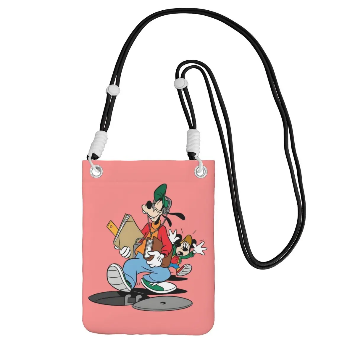 

Custom Goofy Mobile Phone Bag for Women Men Cool Cartoons Shoulder Crossbody Bag Suitable Coin Purse Mini Shoulder Purse Wallet
