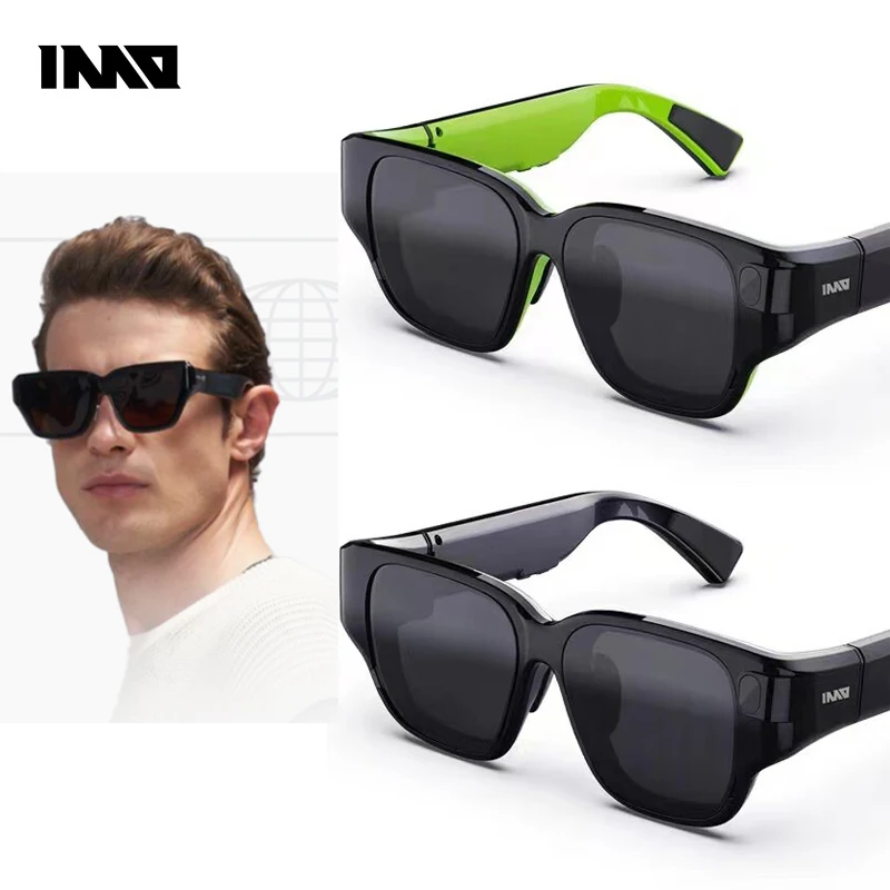 INMO Air Black Wireless 3D AR Glasses HD Camera 3D Smart Control All In One Sun Glasses Full Color Virtual Reality Air Glasses