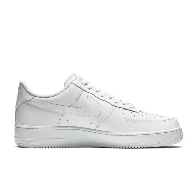 Nike Air Force 1 '07 One Low Triple White Black Retro Designer Walking Sports Shoes Sneakers Women Men Casual Skateboard Shoes