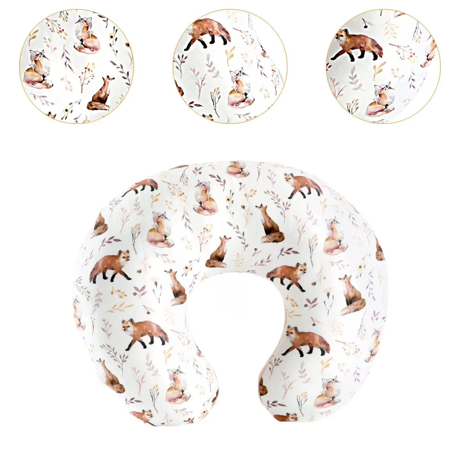 Feeding Pillow Cover Feeding Cushion Cover for Breastfeeding Baby Shower Mom