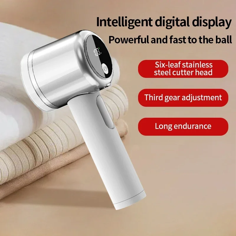 Electric Fabric Shaver Lint Remover Portable Fluff Brush Blade Hair Balls Remover Household USB Rechargeable Fuzz Pellet Trimmer