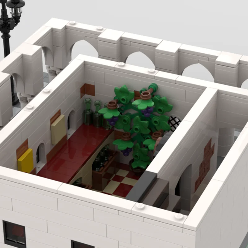 10262 Uds. MOC palacios y puentes de Venecia paisaje de ciudad acuática arquitectura europea punto de referencia clásico DIY modelo de bloques de construcción regalo