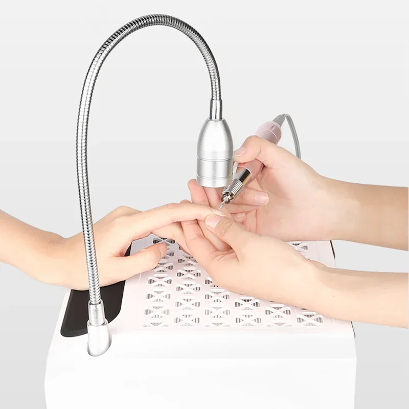 Machine à ongles professionnelle 4 en 1, collecteur de poussière, perceuse à ongles, lampe LED avec éclairage, outil haute puissance pour Salon d'art des ongles