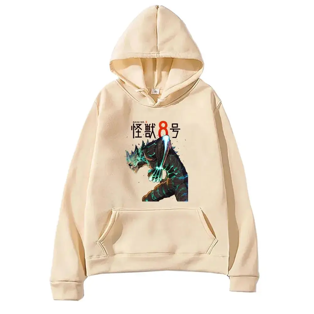 Fall Manga Kaiju No. 8 Hibino Kafka Printed Hoodies For Women Men Sweatshirts Long Sleeves Loose Hooded Streetwear Clothing