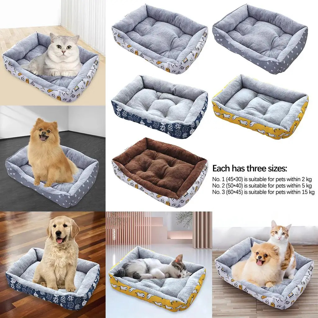 Cama para perros Cama para mascotas Cama cómoda de otoño Casa nido Casa para perros cálida