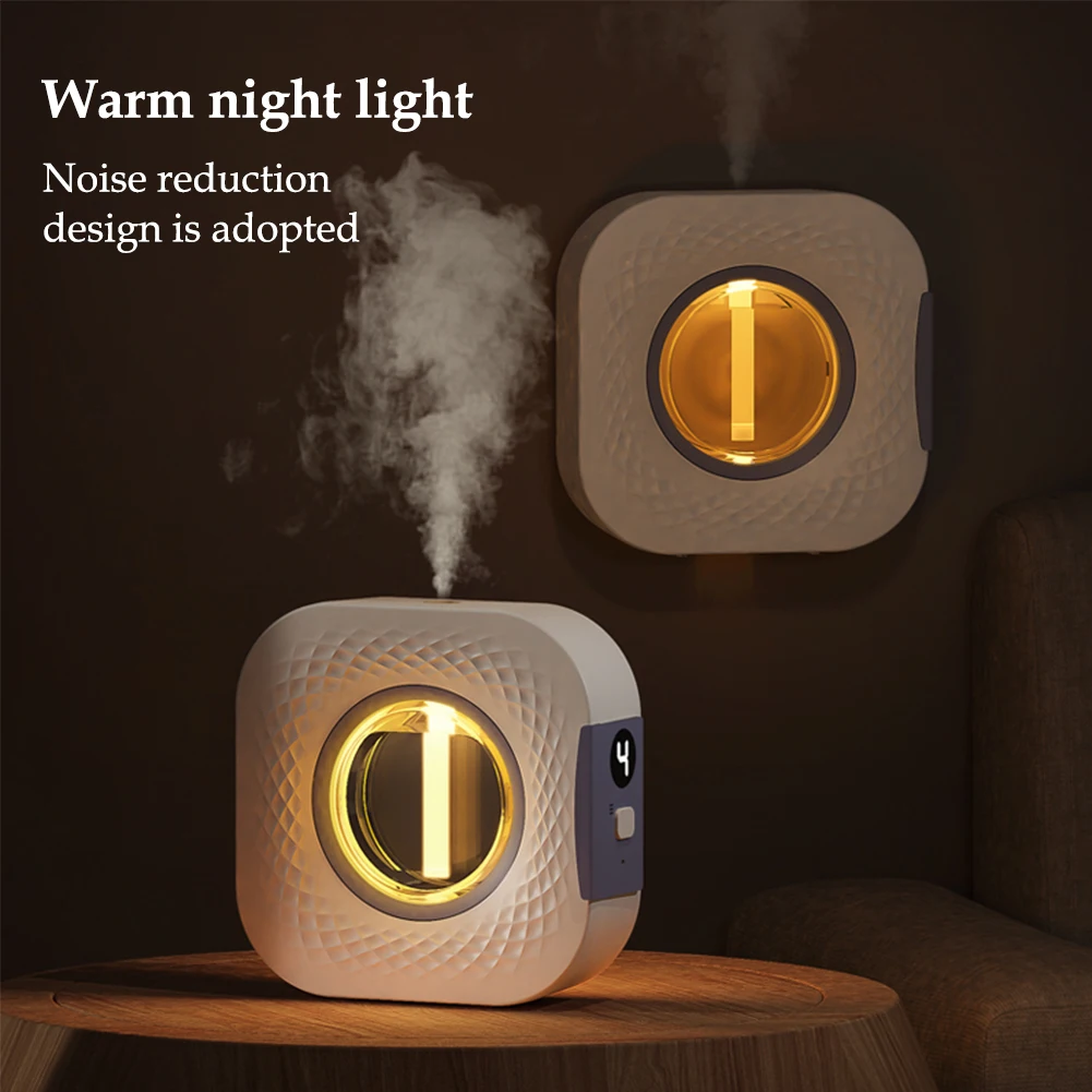 Máquina automática de fragancia, difusor, máquina de aromaterapia, purificador de aire inteligente USB con pantalla LED de iluminación