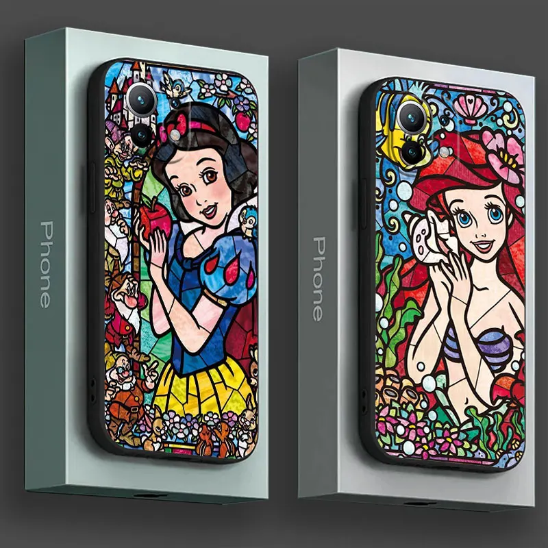 Disney Princess Snow White Painting Phone Case For Xiaomi 14T 13T 12T 11T 10T 14 Pro 11 Lite Poco X3 X4 X5 X6 M5 F5 F6 Pro Cover